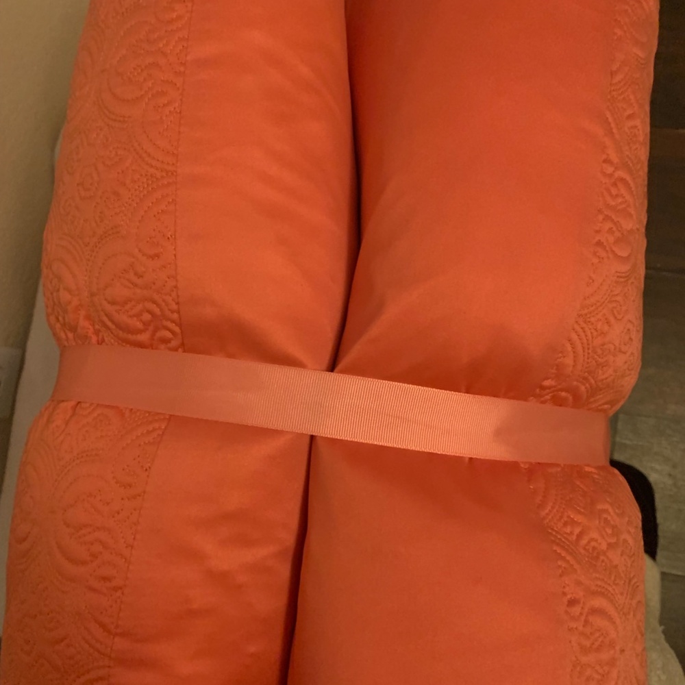 Large Coral Rectangular Throw Pillows - Picture 4 of 12
